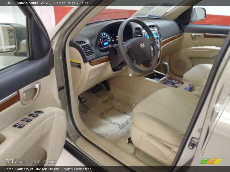 Golden Beige / Beige 2007 Hyundai Santa Fe GLS