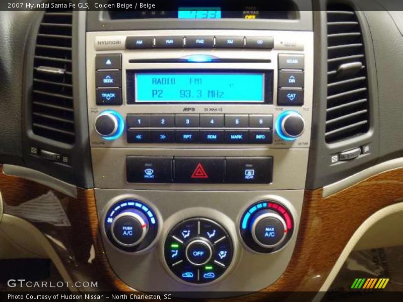 Golden Beige / Beige 2007 Hyundai Santa Fe GLS