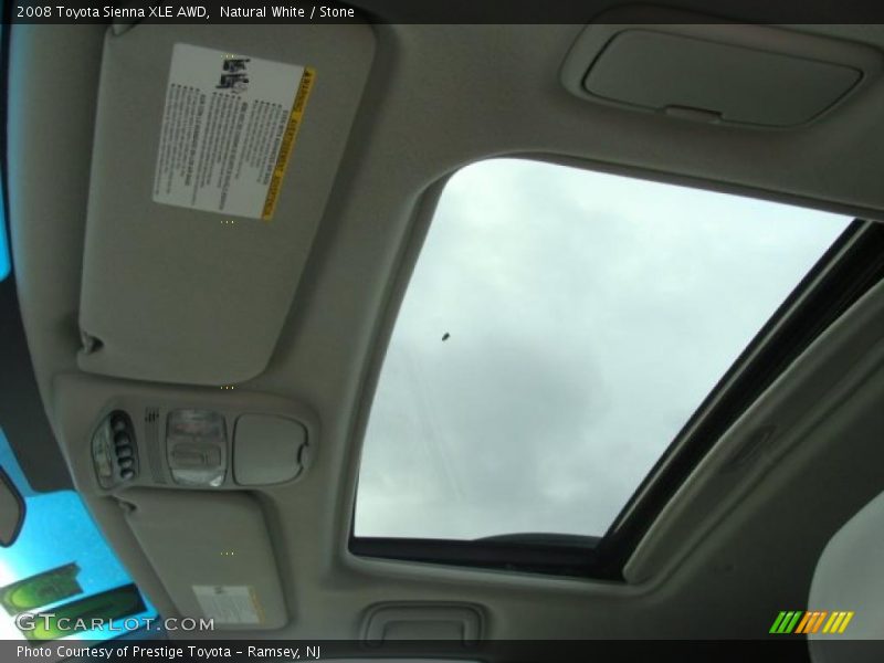 Natural White / Stone 2008 Toyota Sienna XLE AWD