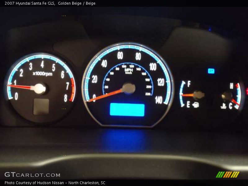Golden Beige / Beige 2007 Hyundai Santa Fe GLS