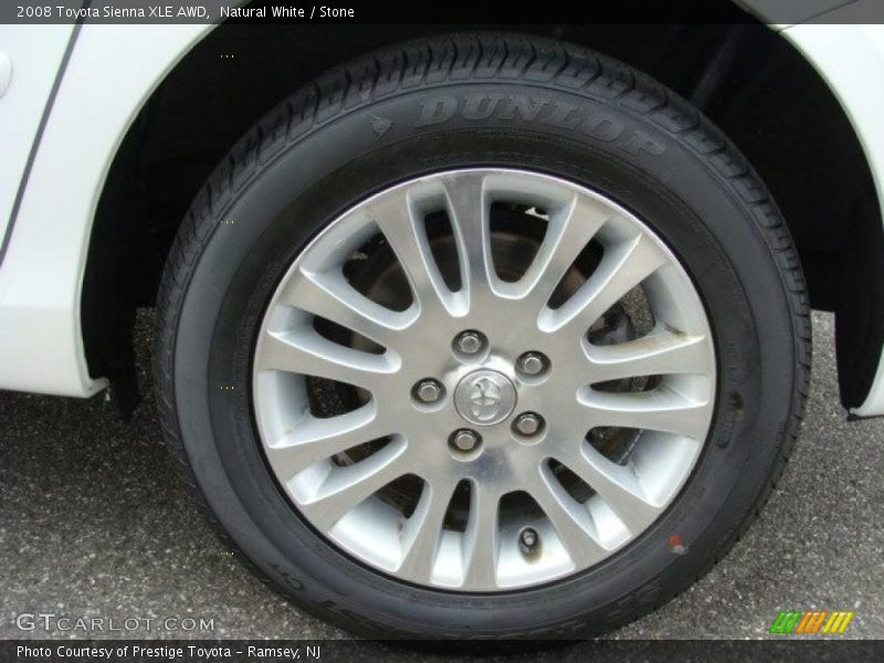 Natural White / Stone 2008 Toyota Sienna XLE AWD