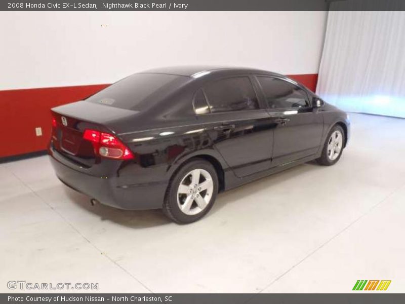 Nighthawk Black Pearl / Ivory 2008 Honda Civic EX-L Sedan