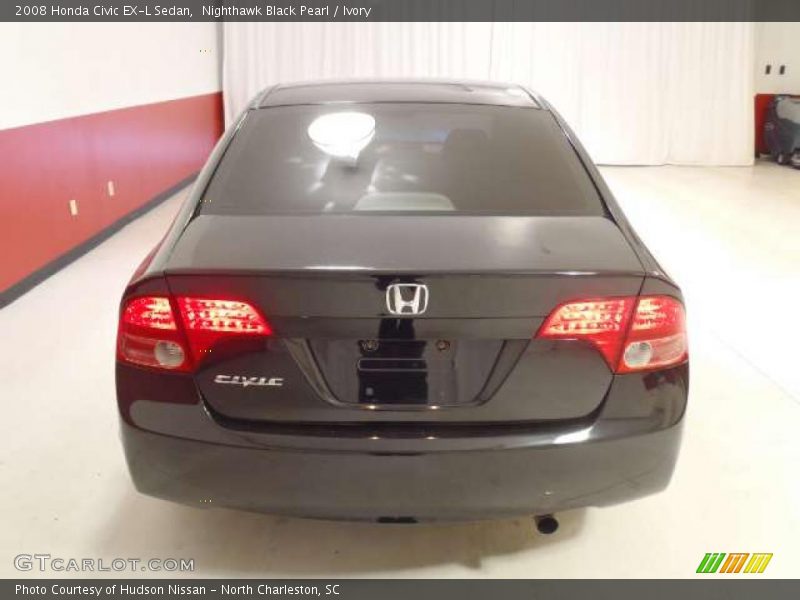 Nighthawk Black Pearl / Ivory 2008 Honda Civic EX-L Sedan