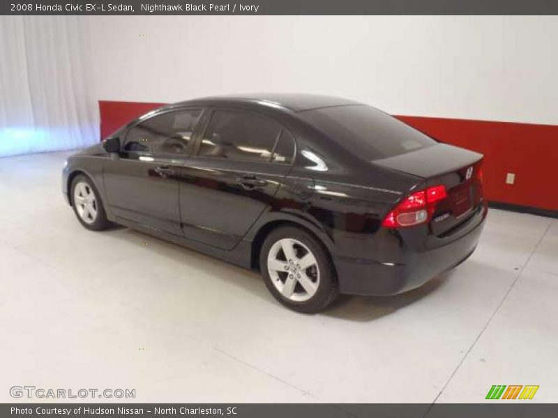 Nighthawk Black Pearl / Ivory 2008 Honda Civic EX-L Sedan