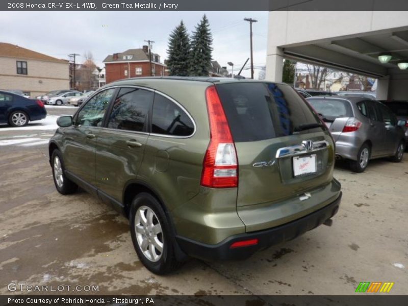 Green Tea Metallic / Ivory 2008 Honda CR-V EX-L 4WD