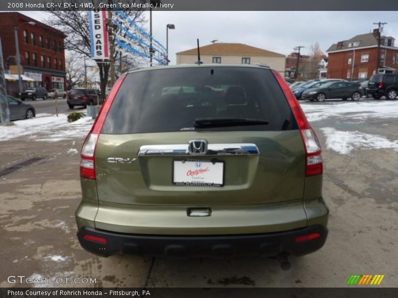 Green Tea Metallic / Ivory 2008 Honda CR-V EX-L 4WD