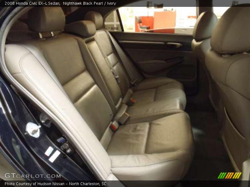 Nighthawk Black Pearl / Ivory 2008 Honda Civic EX-L Sedan