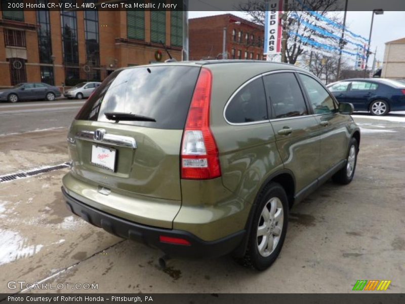 Green Tea Metallic / Ivory 2008 Honda CR-V EX-L 4WD