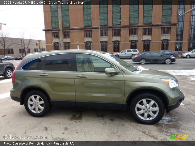 Green Tea Metallic / Ivory 2008 Honda CR-V EX-L 4WD