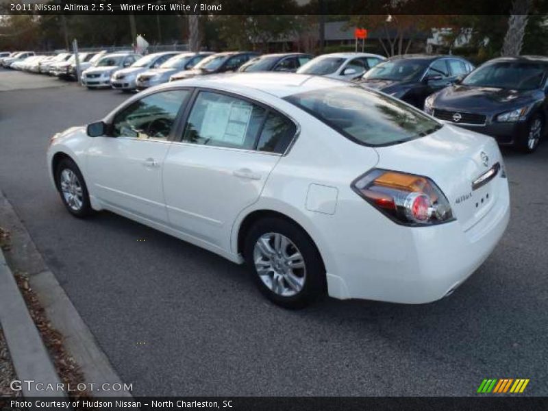 Winter Frost White / Blond 2011 Nissan Altima 2.5 S