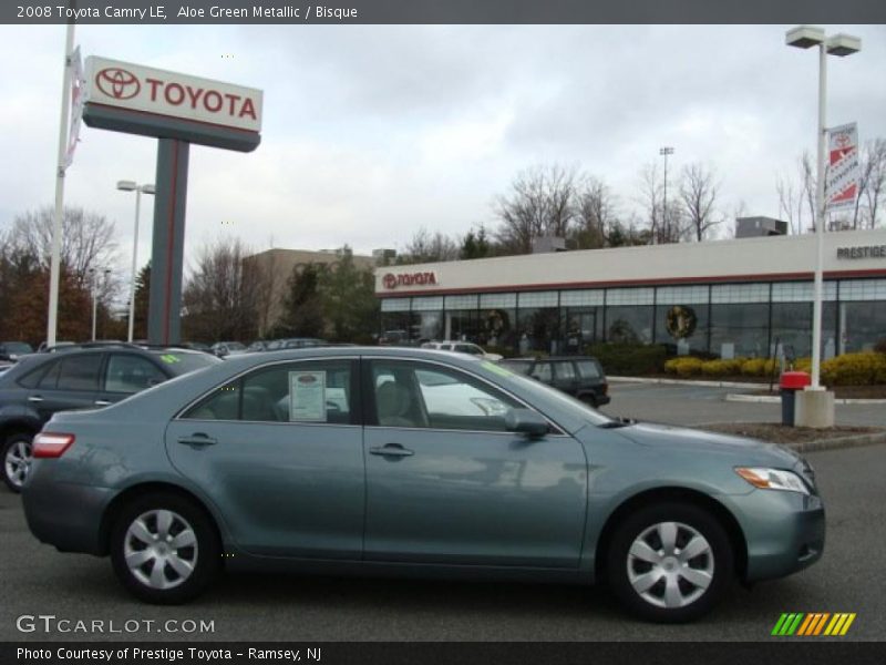 Aloe Green Metallic / Bisque 2008 Toyota Camry LE