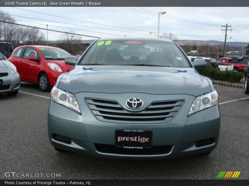 Aloe Green Metallic / Bisque 2008 Toyota Camry LE