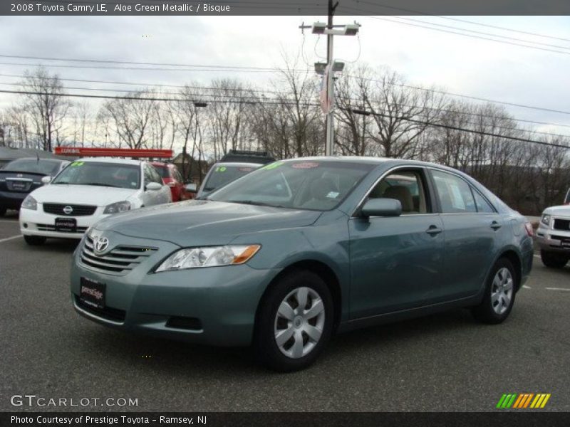 Aloe Green Metallic / Bisque 2008 Toyota Camry LE
