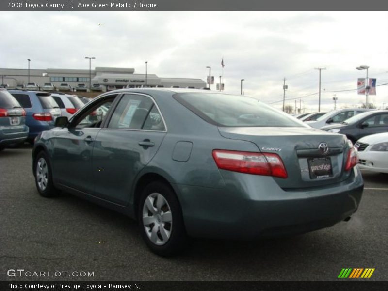 Aloe Green Metallic / Bisque 2008 Toyota Camry LE
