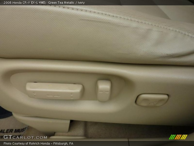Green Tea Metallic / Ivory 2008 Honda CR-V EX-L 4WD