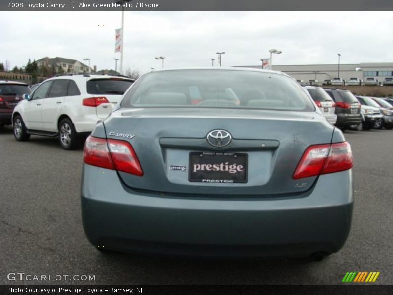 Aloe Green Metallic / Bisque 2008 Toyota Camry LE