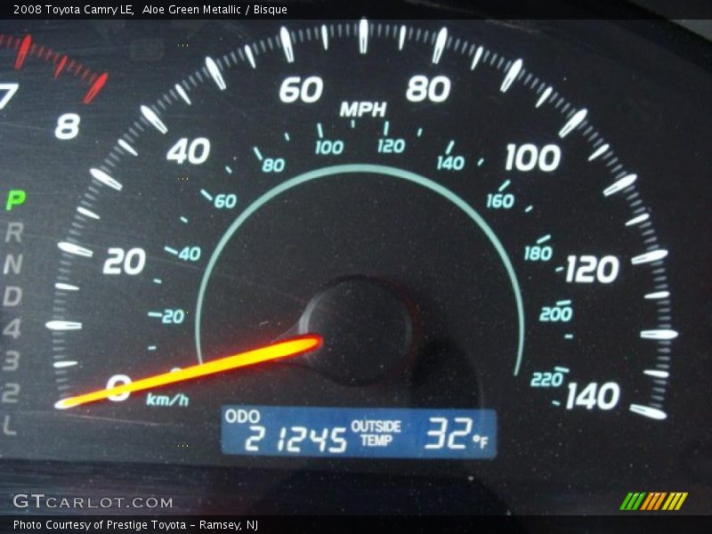 Aloe Green Metallic / Bisque 2008 Toyota Camry LE