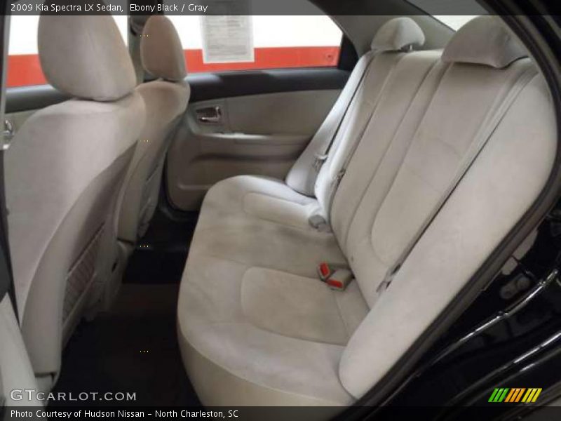 Ebony Black / Gray 2009 Kia Spectra LX Sedan