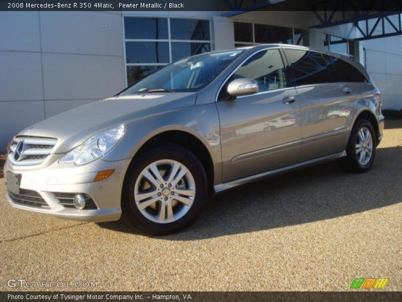 Pewter Metallic / Black 2008 Mercedes-Benz R 350 4Matic