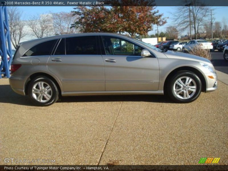 Pewter Metallic / Black 2008 Mercedes-Benz R 350 4Matic