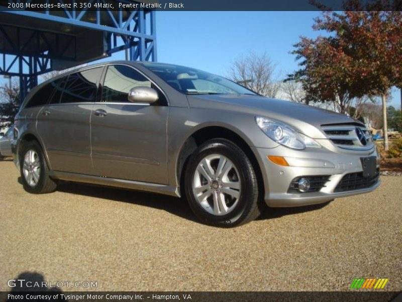 Pewter Metallic / Black 2008 Mercedes-Benz R 350 4Matic