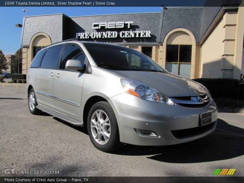 Silver Shadow Pearl / Stone Gray 2006 Toyota Sienna Limited