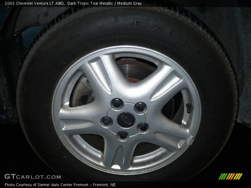 Dark Tropic Teal Metallic / Medium Gray 2003 Chevrolet Venture LT AWD