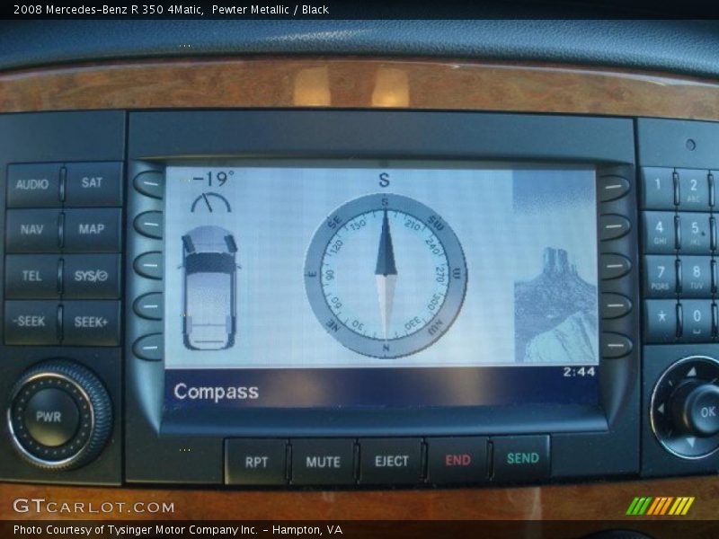 Pewter Metallic / Black 2008 Mercedes-Benz R 350 4Matic