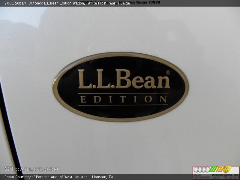 White Frost Pearl / Beige 2001 Subaru Outback L.L.Bean Edition Wagon