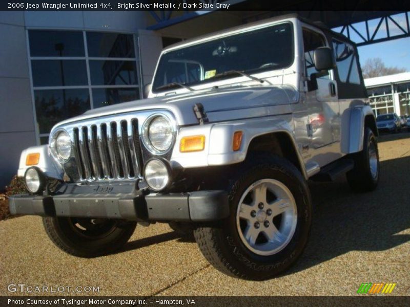 Bright Silver Metallic / Dark Slate Gray 2006 Jeep Wrangler Unlimited 4x4