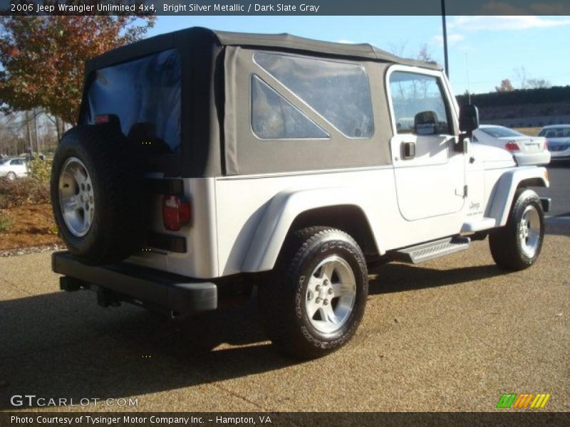 Bright Silver Metallic / Dark Slate Gray 2006 Jeep Wrangler Unlimited 4x4
