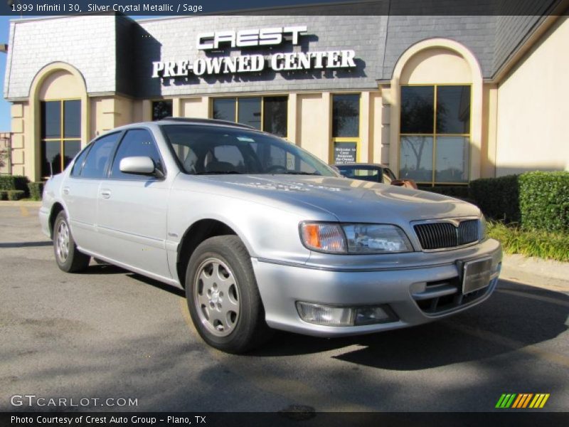 Silver Crystal Metallic / Sage 1999 Infiniti I 30