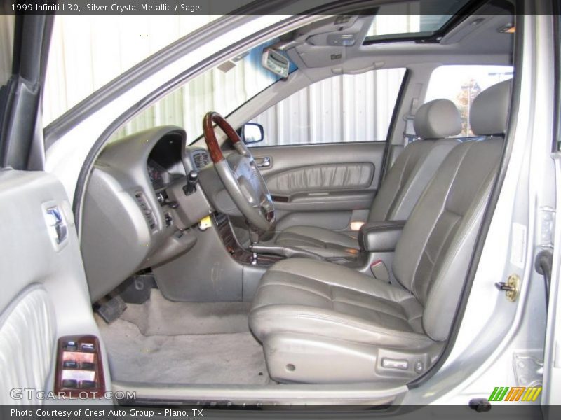 Silver Crystal Metallic / Sage 1999 Infiniti I 30