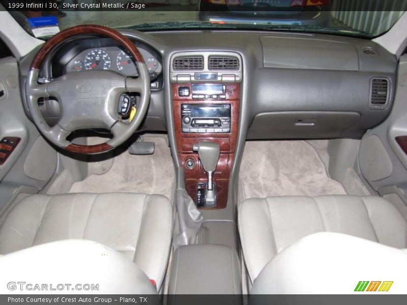 Silver Crystal Metallic / Sage 1999 Infiniti I 30