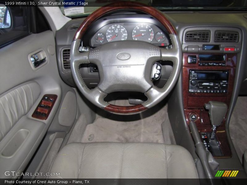 Silver Crystal Metallic / Sage 1999 Infiniti I 30