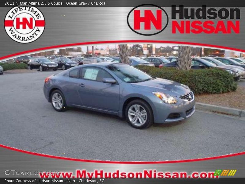 Ocean Gray / Charcoal 2011 Nissan Altima 2.5 S Coupe