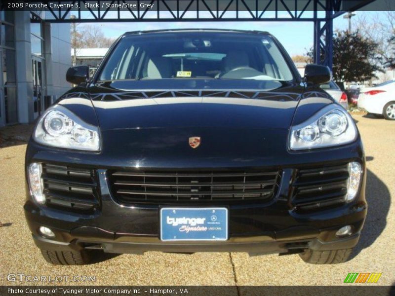 Black / Stone/Steel Grey 2008 Porsche Cayenne S