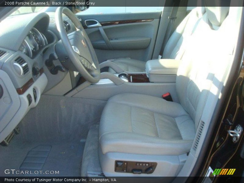  2008 Cayenne S Stone/Steel Grey Interior