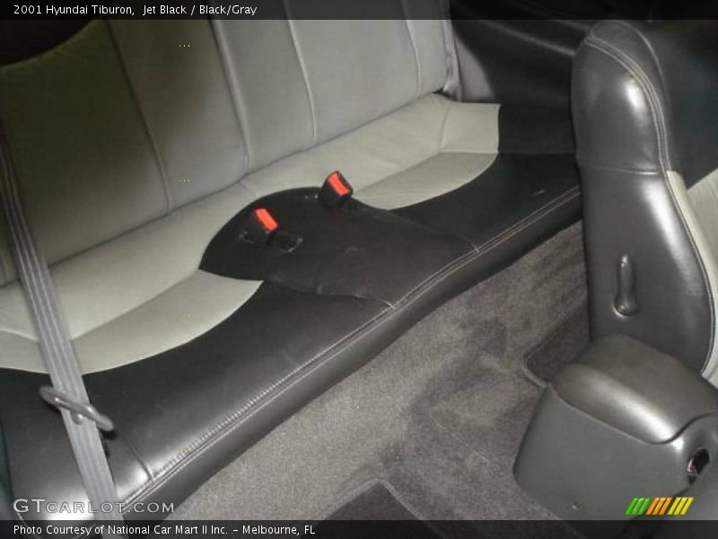 Jet Black / Black/Gray 2001 Hyundai Tiburon