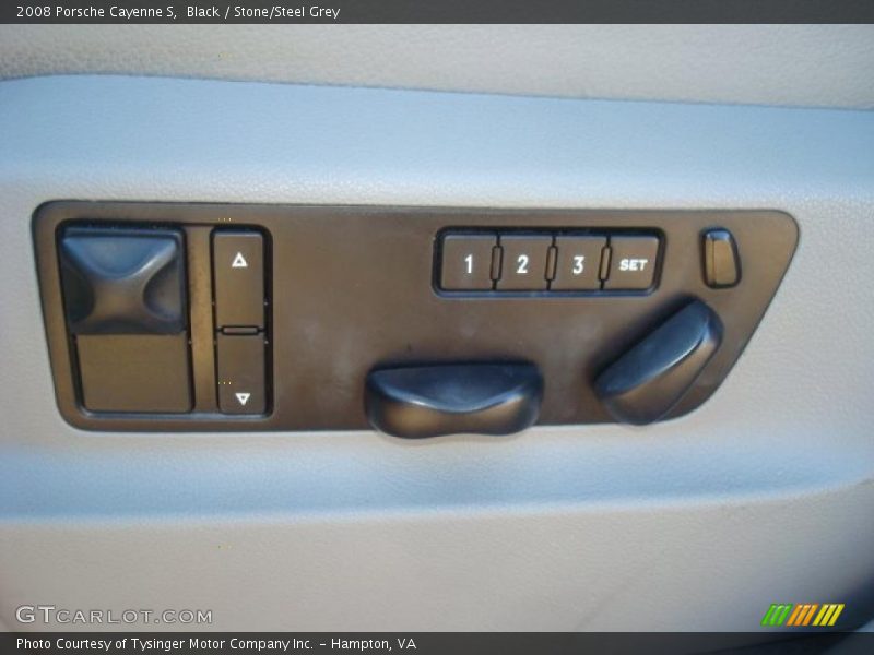 Black / Stone/Steel Grey 2008 Porsche Cayenne S