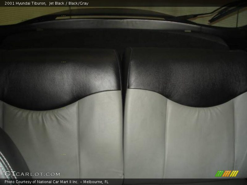 Jet Black / Black/Gray 2001 Hyundai Tiburon