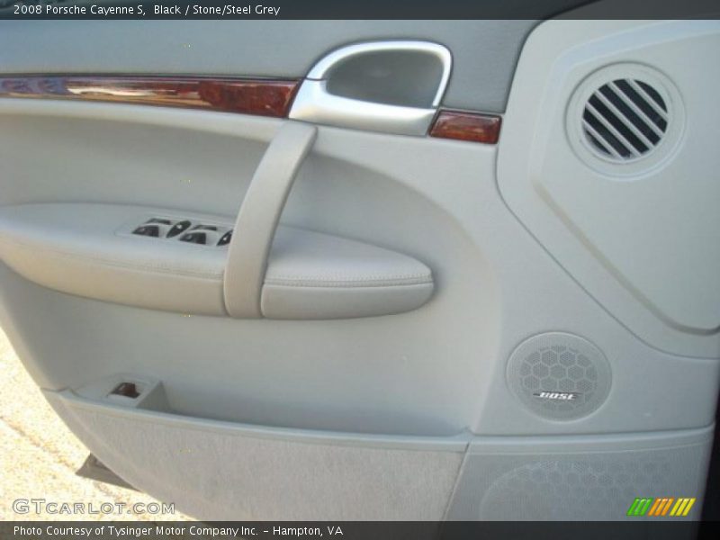 Black / Stone/Steel Grey 2008 Porsche Cayenne S