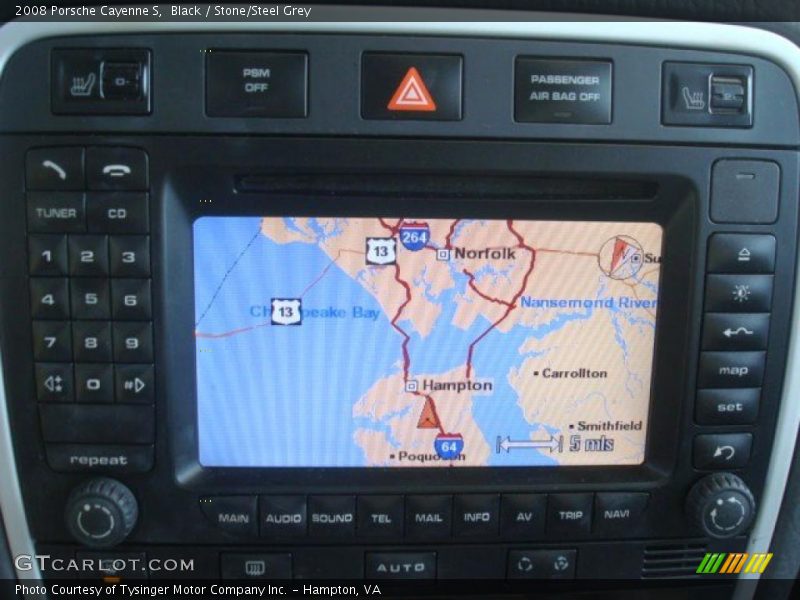 Navigation of 2008 Cayenne S