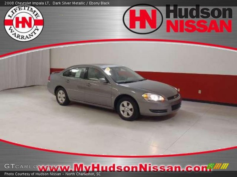 Dark Silver Metallic / Ebony Black 2008 Chevrolet Impala LT