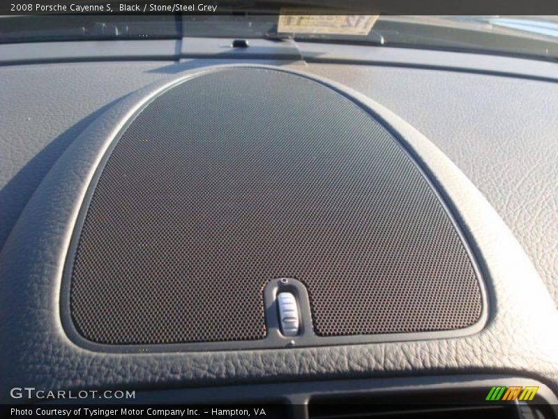 Black / Stone/Steel Grey 2008 Porsche Cayenne S