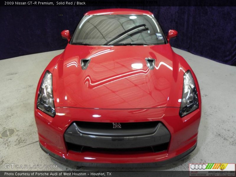 Solid Red / Black 2009 Nissan GT-R Premium