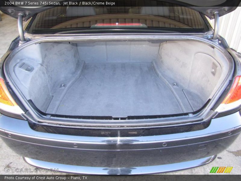  2004 7 Series 745i Sedan Trunk