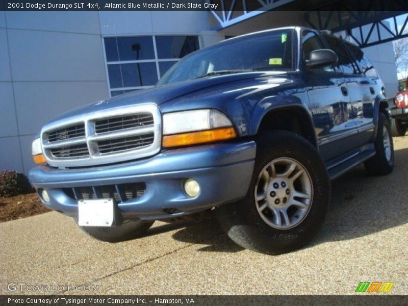 Atlantic Blue Metallic / Dark Slate Gray 2001 Dodge Durango SLT 4x4