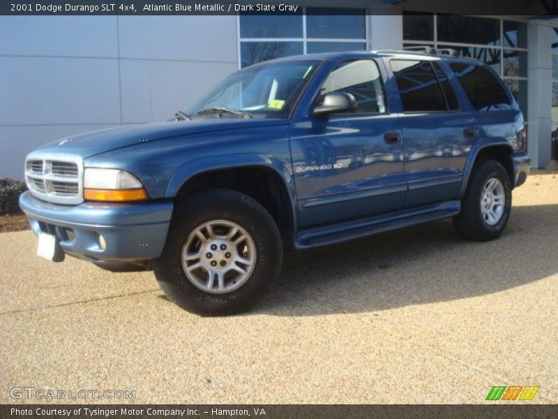 Atlantic Blue Metallic / Dark Slate Gray 2001 Dodge Durango SLT 4x4