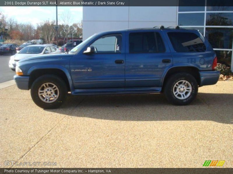 Atlantic Blue Metallic / Dark Slate Gray 2001 Dodge Durango SLT 4x4